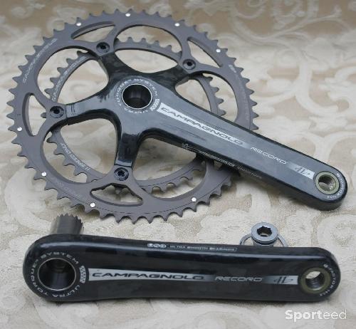 Vélo route - NOS Pédalier velo de course / Crankset bike Campagnolo Record 11V / 11Sp /Carbon - photo 6
