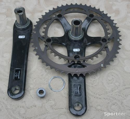 Vélo route - NOS Pédalier velo de course / Crankset bike Campagnolo Record 11V / 11Sp /Carbon - photo 6