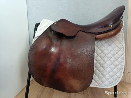 Equitation - Selle mixte 18' cuir, Duprey sangle, tapis - photo 6