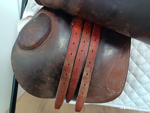 Equitation - Selle mixte 18' cuir, Duprey sangle, tapis - photo 6