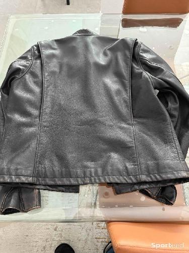 Moto route - Blouson cuir Harlay Davidson - photo 5
