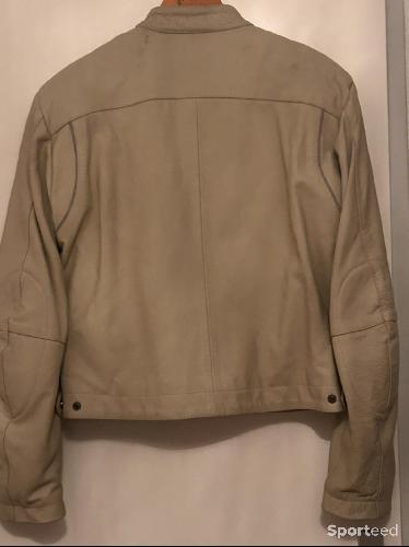 Moto route - Blouson cuire Moto Guzzi - photo 6