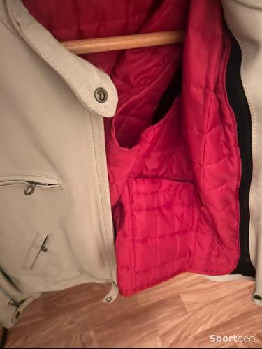 Moto route - Blouson cuire Moto Guzzi - photo 6