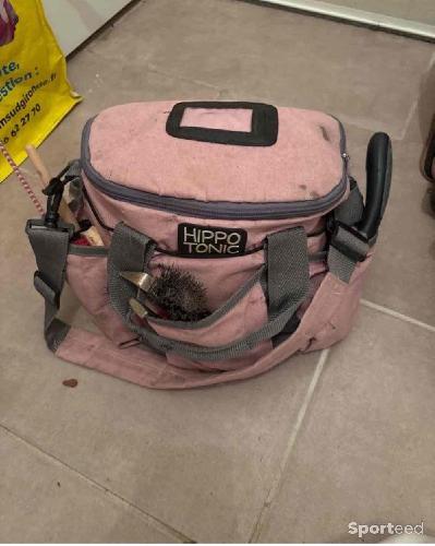 Equitation - sac de pansage avec brosse  - photo 4