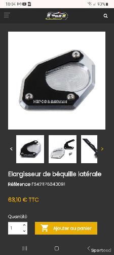 Moto route - Elargisseur béquille latérale de chez freddy-fsa , divres modèles moto HONDA, Hepco et Becker - photo 5