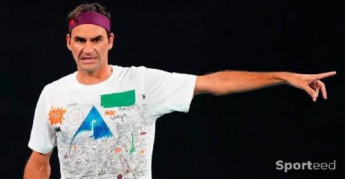 Tennis - Tee-shirt dessin Federer - photo 4