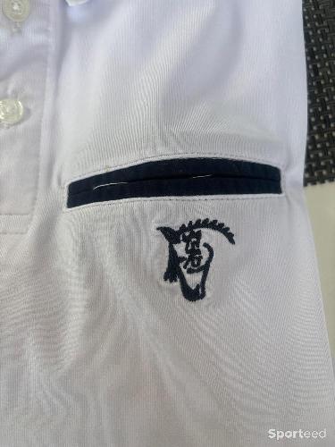 Equitation - Polo de concours equitation blanc la garrocha xs - photo 3