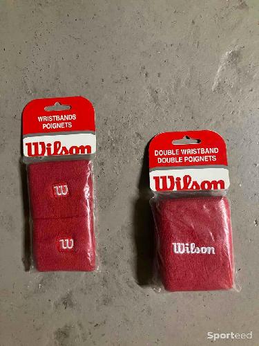 Tennis - Lots de 2 Paires Poignets WILSON - photo 3