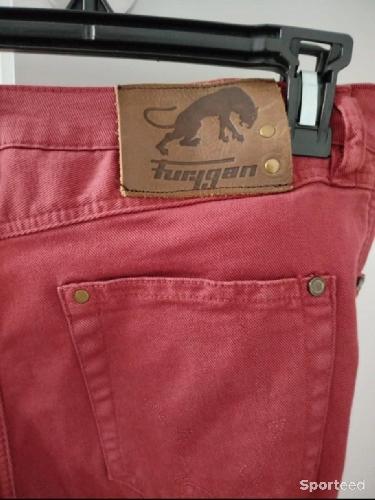 Moto route - Pantalon de moto femme furygan grenat - photo 6