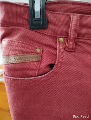Moto route - Pantalon de moto femme furygan grenat - photo 6