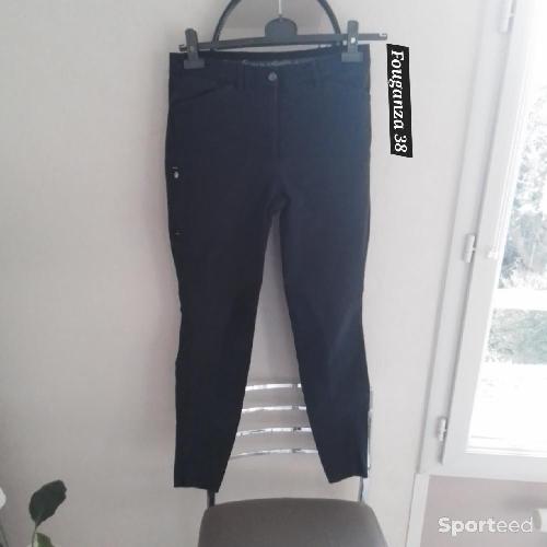 Equitation - Pantalon équitation mixte 38 bleu marine Fouganza - photo 6