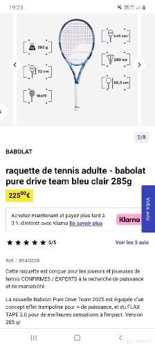 Tennis - Raquette de tennis  - photo 4