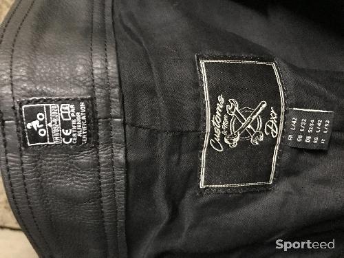 Moto route - Pantalon Cuir DXR T42  - photo 4