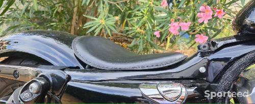 Moto route - Selle solo noire Harley Davidson Sportster Forty eight - photo 5