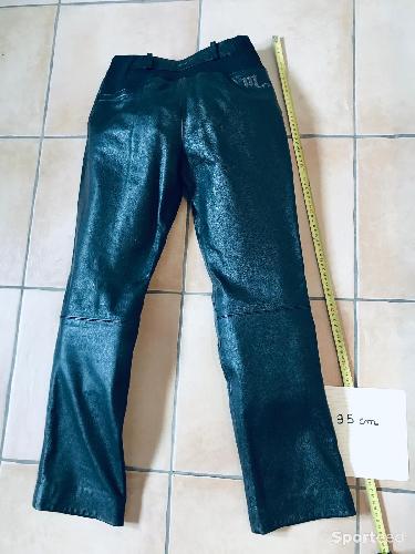 Moto route - pantalon cuir femme moto MACADAM - photo 4