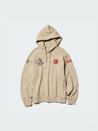 Sweat Federer : Laver Cup beige
