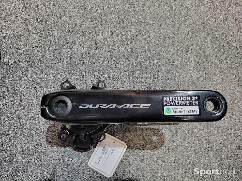 Vélo route - NEUF ! Pédalier Shimano Dura ace 9200 power 4iiii 165mm - photo 4