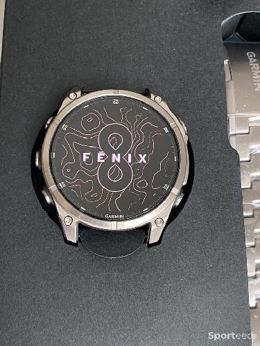 Vélo route - Garmin Fenix ​​8 - 47 mm Amoled Saphir Titane - photo 5