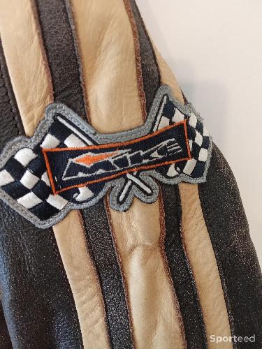 Moto route - Blouson moto cuir Mike neuf - photo 6