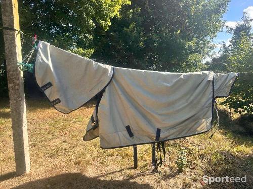 Equitation - Lot Bucas power turnout couverture + couvre cou + extension de poitrail  - photo 6