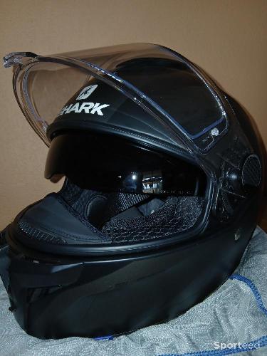 Moto route - Casque moto Shark EVO-ES modulable – Taille xs– Noir mat - photo 6
