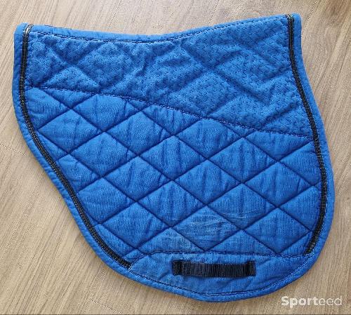 Equitation - Tapis de selle Fouganza bleu  - photo 5