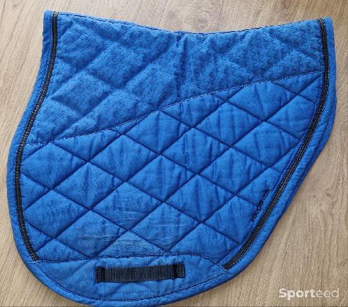 Equitation - Tapis de selle Fouganza bleu  - photo 5