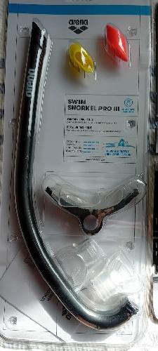 Natation - LOT Snorkel PRO III ARENA + palmes SPEEDO Fitness fin( NEUF, JAMAIS SERVI) - photo 3
