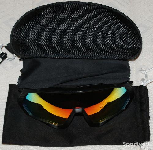 Vélo route - Lunettes de sport - marque 'ELAX' - noires - photo 5