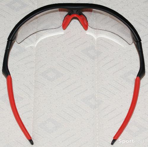 Vélo route - Lunettes de sport - marque 'Wheel up' - noires/rouges - photo 5