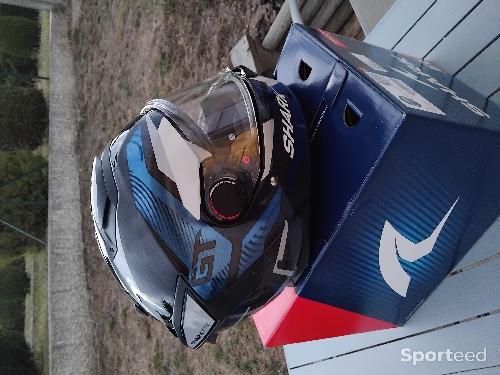 Moto route - Casque shark gt pro Ritmo carbon  - photo 4
