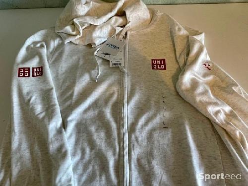 Tennis - Veste Federer : blanc chiné - photo 3
