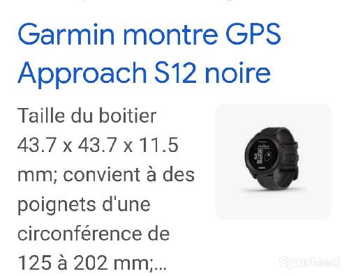 Golf - Montre Garmin S12  - photo 3