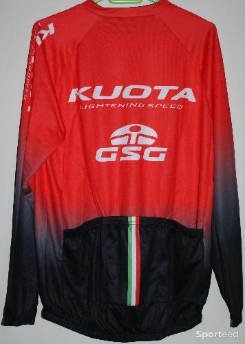 Vélo route - Maillot vélo manches longues - 'KUOTA' - rouge/noir - taille xxl - photo 4