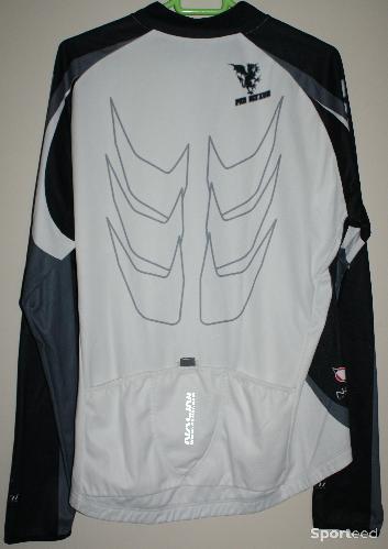 Vélo route - Maillot vélo manches longues - 'NALINI' - blanc/noir - taille xxl - photo 4