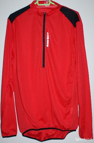 Vélo route - Maillot vélo manches longues - homme - 2xl - 'WOSAWE' - rouge - photo 4