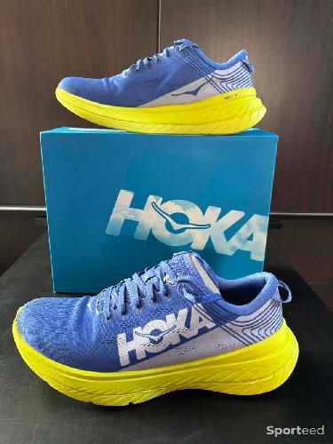 Course à pied route - Hoka One One Carbon X - Plaque Carbone ( Taille 46 - US 11,5 - Running ) - photo 6