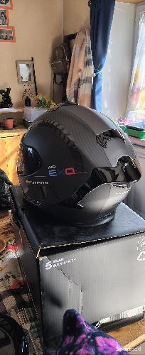 Moto route - casque Scorpion Exo-R1 Carbon Air MG en taille XXL / 2XL / 63-64 - photo 4