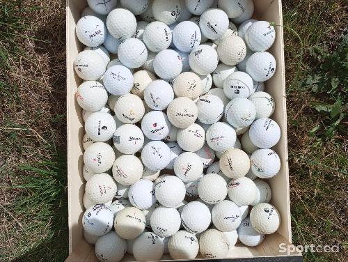 Golf - Vend balles de golf blanches, multi marque, bon état, 40 euros les 100 balles - photo 3