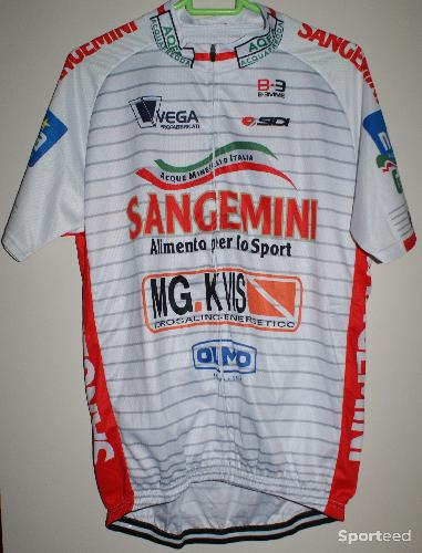 Vélo tout terrain - VTT - Maillot manches courtes été - homme - 2xl - team 'sangemini' - blanc/rouge - photo 4