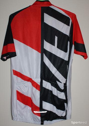 Vélo route - Maillot manches courtes été - homme - 2xl - team 'specialized' - blanc/rouge/noir - photo 4