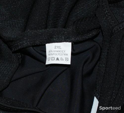 Vélo route - Cuissard vélo court été - homme - noir/jaune - xxl - photo 4