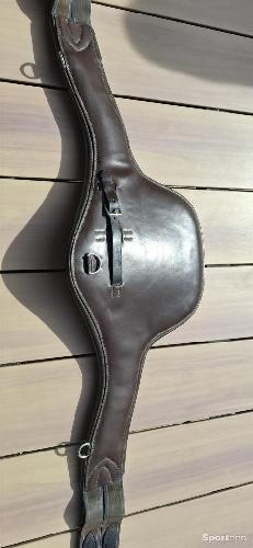 Equitation - Sangle bavette 120 cm.havane stubben - photo 5