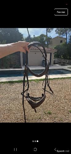 Equitation - Filet havane taille cheval - photo 5
