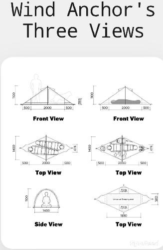 Randonnée / Trek - Tente ultralight Thecatal wind anchor neuve - photo 6