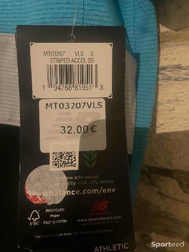 Course à pied route - T-shirt New Balance Running MT03207VL S - photo 6