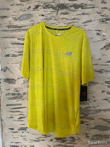Vélo route - T-shirt New Balance Running MT13277SYE - photo 4
