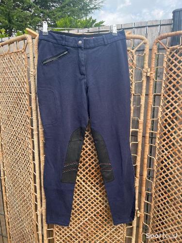 Equitation - Pantalon d’équitation Fouganza marine M - photo 5