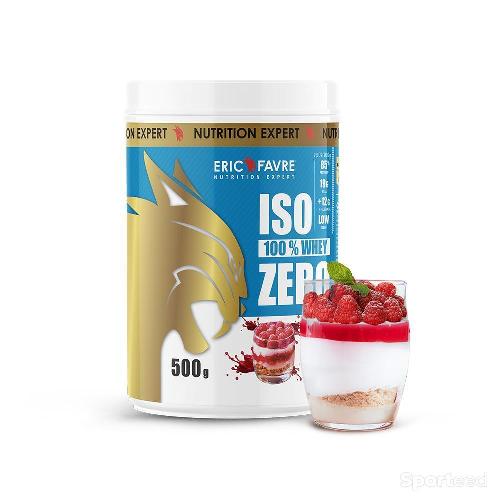 Pot de whey iso zero Framboisier Eric Favre
