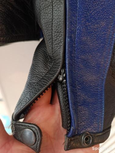 Moto route - Blouson moto cuir - photo 6